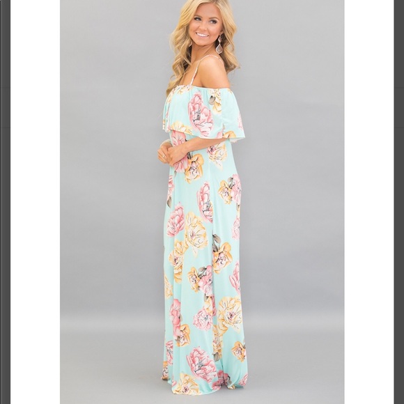 Floral Maxi Dress - Picture 2 of 3